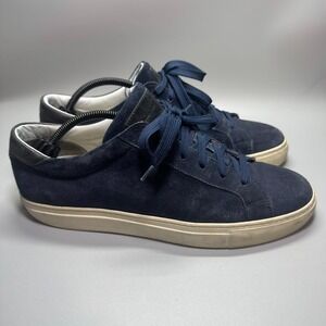 To Boot‎ New York Adam Derrick Sneakers Men's 11 Blue Suede Italy Casual Lace Up